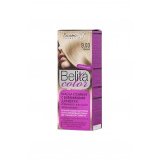 Belita color. Noturīga matu krāsa ar vitamīniem Nr. 9.03 Savanna
